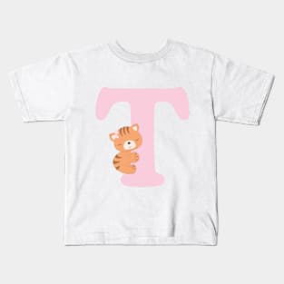 T - pink - tiger Kids T-Shirt